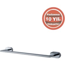 Çelik Banyo Paslanmaz Pirinç Zirve Uzun Havluluk 30 cm