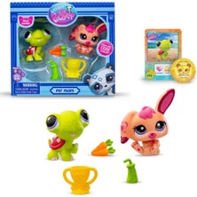 Littlest Pet Shop Minişler 2’li Figür Seti S2 - Kaplumbağa ve Tavşan - 5 cm  Minişler