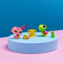 Littlest Pet Shop Minişler 2’li Figür Seti S2 - Kaplumbağa ve Tavşan - 5 cm  Minişler