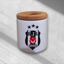 Game Fruy "beşiktaş" Baskılı Seramik Ahşap Kapaklı Kalemlik