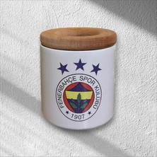 Game Fruy "fenerbahçe"baskılı Seramik Ahşap Kapaklı Kalemlik