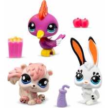 Littlest Pet Shop Minişler 3’lü Figür Seti S2 - Tavşan – Ağaçkakan – Sincap - 5 cm  Minişler