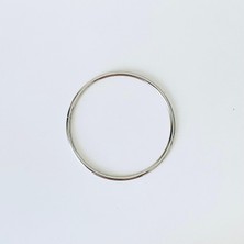 Yumakça Metal Çanta Halkası Sapı 12 cm Gümüş ( Tek )