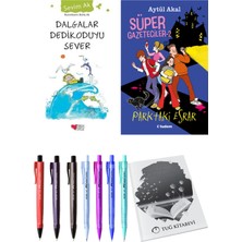 Can Yayınları Süper Gazeteciler 2 Parktaki Esrar ve Dalgalar Dedikoduyu Sever 2'li Set - Kalem