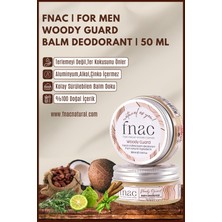 fnac | For Men | %100 Doğal İçerik Woody Guard Krem Deodorant - Alüminyumsuz Balm