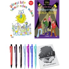 Süper Gazeteciler 3 Likörlü Çikolata ve Güneşi Bile Tamir Eden Adam 2'li Set - Kalem