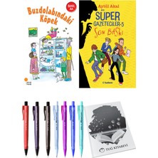 Süper Gazeteciler 5 Son Baskı ve Buzdolabındaki Köpek 2'li Set - Kalem