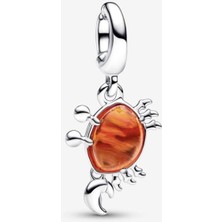 Hector Co Jewellery Küçük Deniz Kızı Sebastian Yengeç Dangle Charm