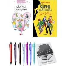 Süper Gazeteciler 5 Son Baskı ve Çilekli Dondurma 2'li Set - Kalem