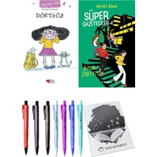 Süper Gazeteciler 4 Belalı Davetiye ve Dörtgöz 2'li Set - Kalem