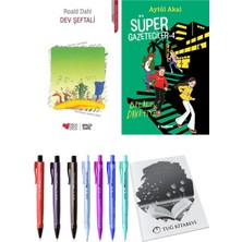 Süper Gazeteciler 4 Belalı Davetiye ve Dev Şeftali 2'li Set - Kalem