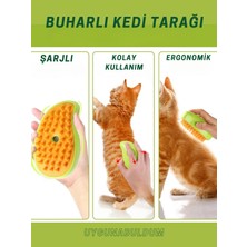 Greenart Buharlı Kedi ve Köpek Tarağı