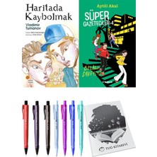 Süper Gazeteciler 4 Belalı Davetiye ve Haritada Kaybolmak 2'li Set - Kalem