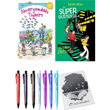 Süper Gazeteciler 4 Belalı Davetiye ve Akvaryumdaki Tiyatro 2'li Set - Kalem