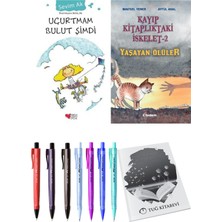 Kayıp Kitaplıktaki Iskelet 2 Yaşayan Ölüler ve Uçurtmam Bulut Şimdi 2'li Set - Kalem