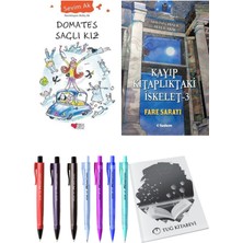 Kayıp Kitaplıktaki Iskelet 3 Fare Sarayı ve Domates Saçlı Kız 2'li Set - Kalem