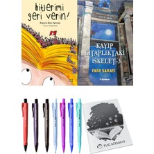 Kayıp Kitaplıktaki Iskelet 3 Fare Sarayı ve Bitlerimi Geri Verin! 2'li Set - Kalem
