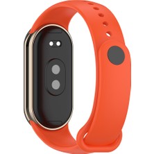 Cepte Aksesuar Xiaomi Mi Band 9 Serisi Klasik Kordon Silikon Strap Kayış-Siyah