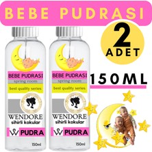 Wendore Sihirli Küre & Tüm Makinelere Uyumlu Geniş Alan Koku Makinesi Parfüm Solüsyonu Bebek Pudrası 150MLx2