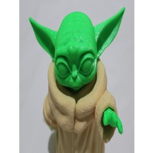 3D Baby Yoda Oyuncak Figürü