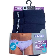 Star 109 Erkek 3'lü Modal Slip