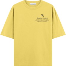Coutliner Sensitive Content Oversize T-Shirt (Ekstra! Bol Kesim)