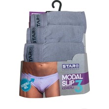 Star 109 Erkek 3'lü Modal Slip
