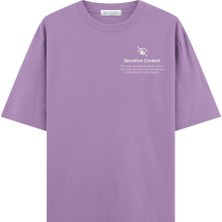 Coutliner Sensitive Content Oversize T-Shirt (Ekstra! Bol Kesim)