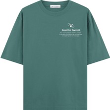 Coutliner Sensitive Content Oversize T-Shirt (Ekstra! Bol Kesim)