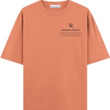 Coutliner Sensitive Content Oversize T-Shirt (Ekstra! Bol Kesim)