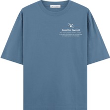Coutliner Sensitive Content Oversize T-Shirt (Ekstra! Bol Kesim)