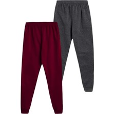 Uniquetrenders Çocuk  Beli Lastikli Jogger Eşofman Altı 2'li Set