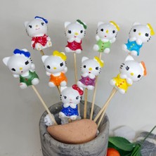 TeknoTrust Kırmızı Saksı Dibi Süsleri ve Teraryum Obje Seti, 6 Parça, Beton Malzeme