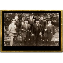 Marsilyan Yapay Zeka İle Yenilenmiş Atatürk Fotoğrafları Siyah Beyaz Cam Tablo, 3d Dekoratif Baskı 96