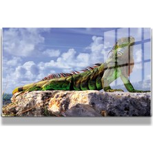 Marsilyan Eğlenceli Hayvanlar, Yapay Zeka Destekli, 3d Dekoratif Baskı Yatay Cam Tablo 457