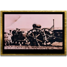 Marsilyan Yapay Zeka İle Yenilenmiş Atatürk Fotoğrafları Siyah Beyaz Cam Tablo, 3d Dekoratif Baskı 372