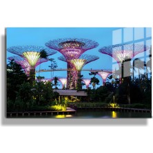 Marsilyan Şehirler Ve Manzaralar, Yapay Zeka Destekli, 3d Dekoratif Baskı Yatay Cam Tablo 72