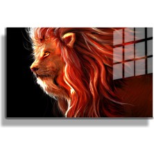 Marsilyan Eğlenceli Hayvanlar, Yapay Zeka Destekli, 3d Dekoratif Baskı Yatay Cam Tablo 512