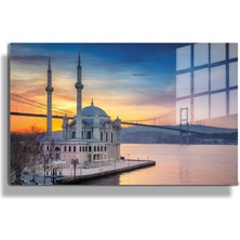 Marsilyan Şehirler Ve Manzaralar, Yapay Zeka Destekli, 3d Dekoratif Baskı Yatay Cam Tablo 280