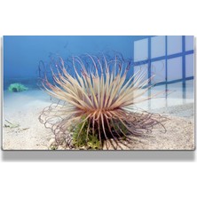 Marsilyan Eğlenceli Hayvanlar, Yapay Zeka Destekli, 3D Dekoratif Baskı Yatay Cam Tablo 391