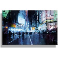 Marsilyan Şehirler Ve Manzaralar, Yapay Zeka Destekli, 3d Dekoratif Baskı Yatay Cam Tablo 503