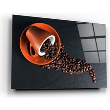 Marsilyan Kahve Cam Tablo | Hediyelik, Dekoratif, Ofis, Mutfak