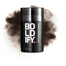 Boldify Saç Dolgunlaştırıcı Fiber, Topik Tozu Koyu Kahve 12 gr Hair Building Fibers