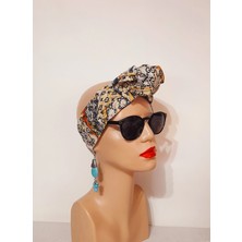Oben Hobi Telli  Bandana Saç Aksesuarı  Kadın Kumaş Toka