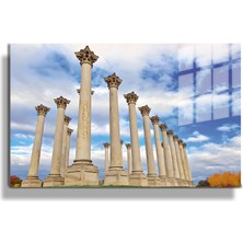 Marsilyan Şehirler Ve Manzaralar, Yapay Zeka Destekli, 3d Dekoratif Baskı Yatay Cam Tablo 06