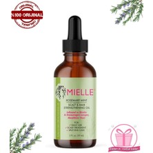 Mielle Organic Rosemary Mint Scalp Hair Strengthening Oil 59ML Saç Güçlendirici Serum