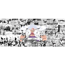 Porge One Piece Gaming Mouse Pad 70X30 Mouse Pad Oyuncu Mause Pad Xxl Büyük Mousepad Kenar Dikişli Yıkanabilir Speed Mause Ped