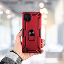 Haktan Kılıf Realme C11 2021 Yüzüklü Standlı Tank Kılıf