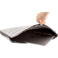 Notebook Laptop Macbook Çantası 15.6" Inç - 800-DÜZ Çizgi Desenli