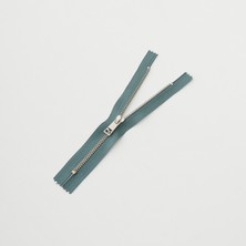T/4 Metal Gümüş Renkli 6 /lı Çantalık/cüzdan Fermuarı